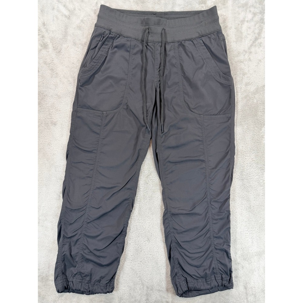 The North Face Womens Aphrodite 2.0 Capri Hiking Outdoor Trail Pants Gray Small